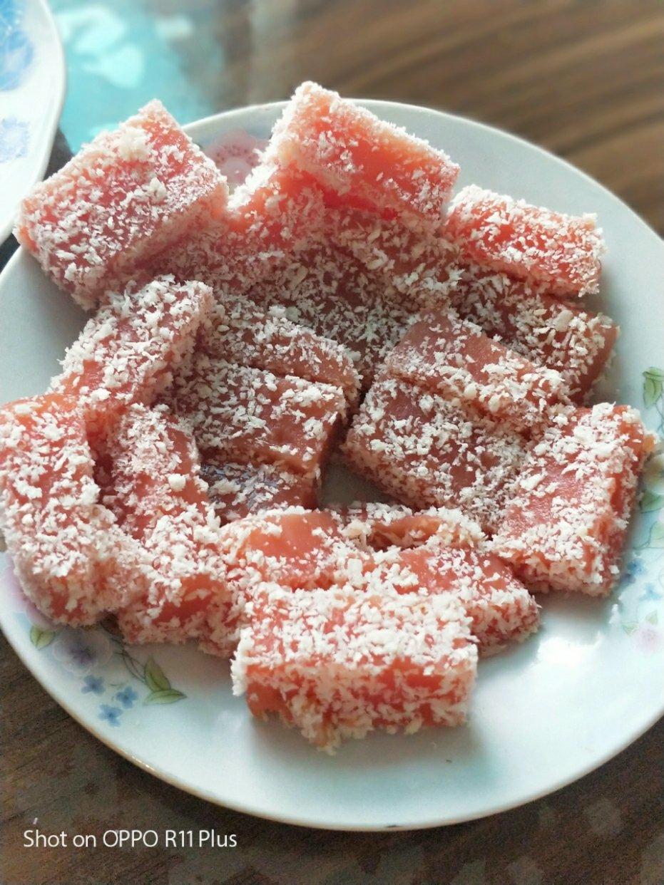 酸甜可口、健胃消食，夏天解暑的番茄糕