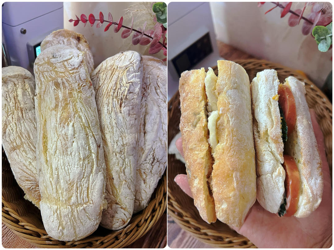 最基础的波兰种乡村恰巴塔，减脂期主食