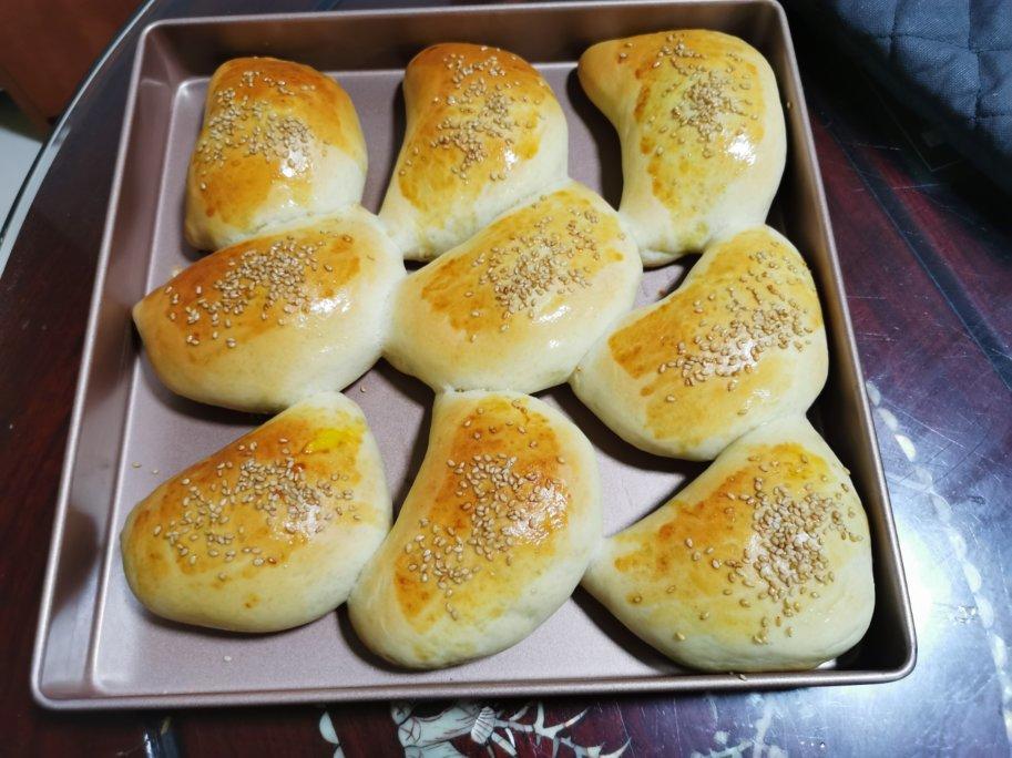 肉松沙拉酱小餐包（中种法）