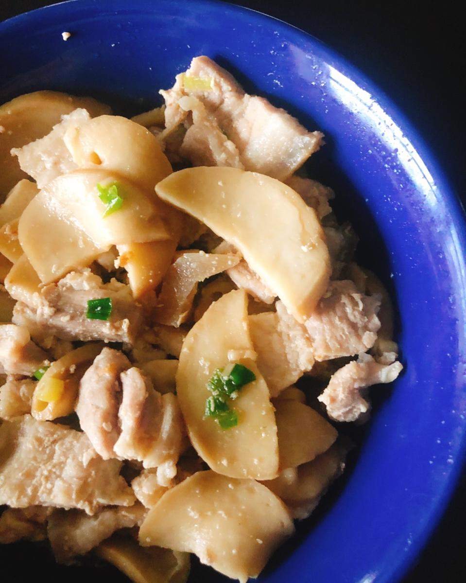 杏鲍菇炒肉片