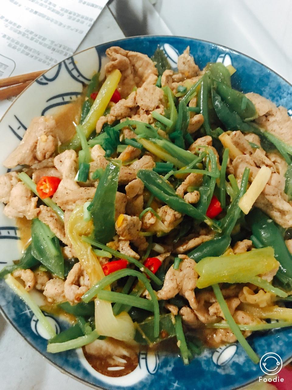 孜然小炒里脊肉