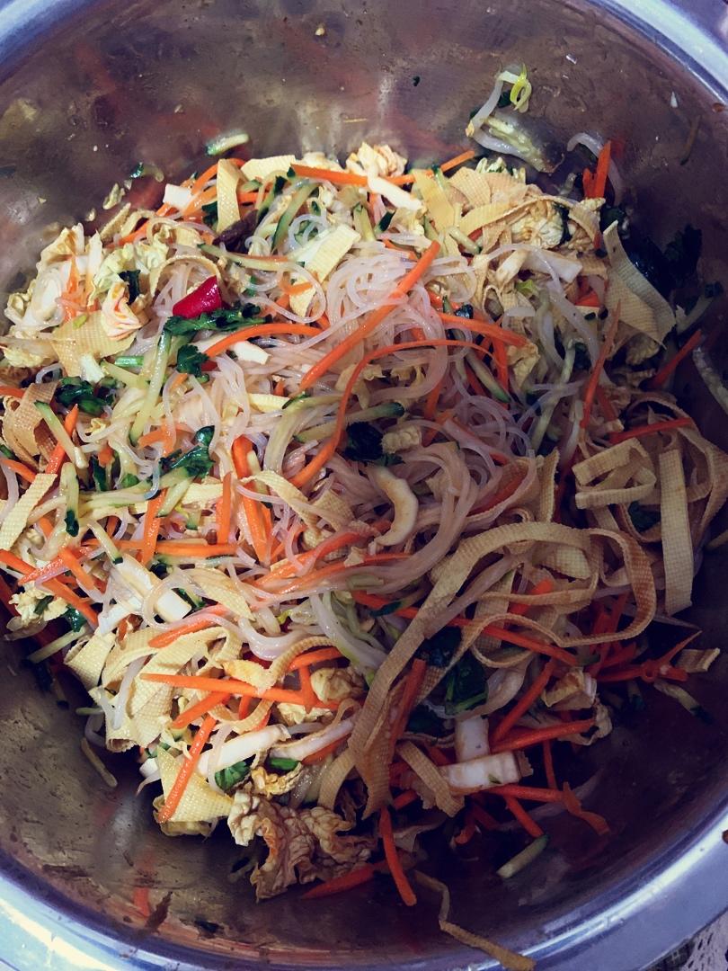 哄哄哄哄a做的东北盆拌家常凉菜快速极简素食