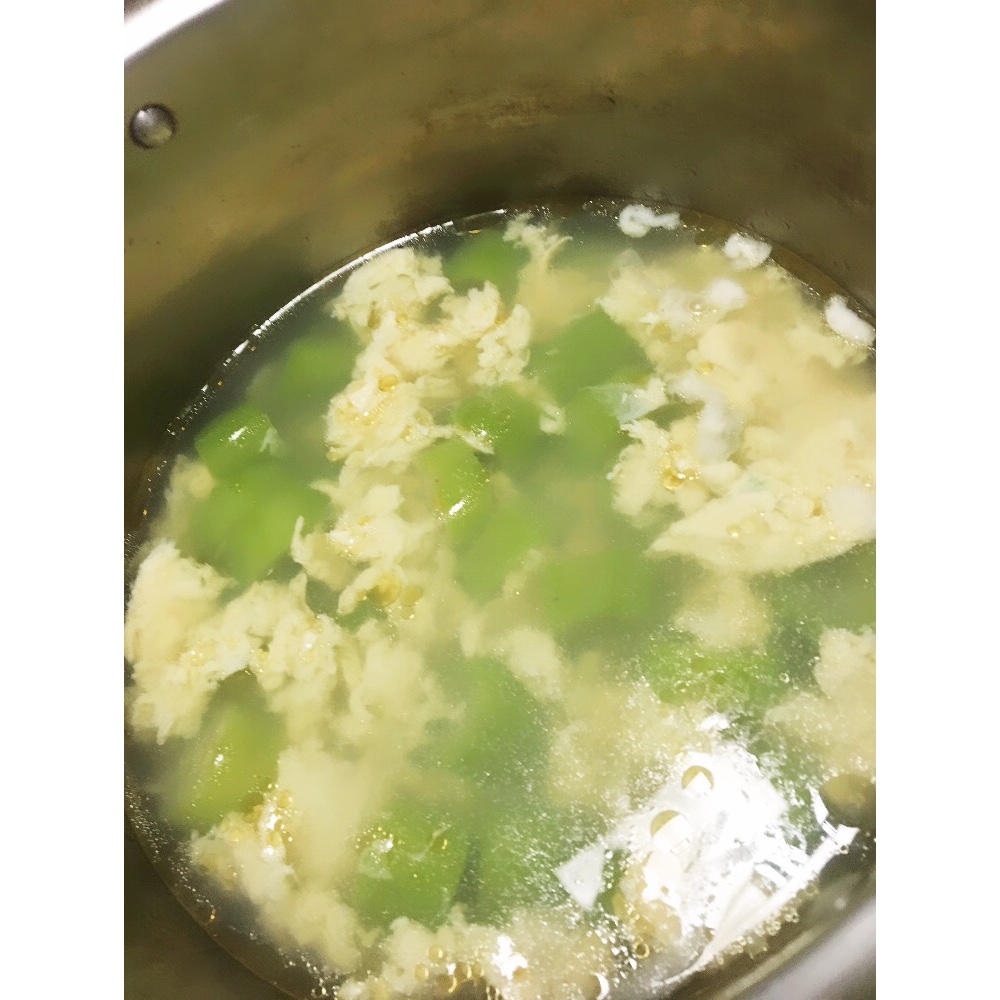 鸡蛋丝瓜汤