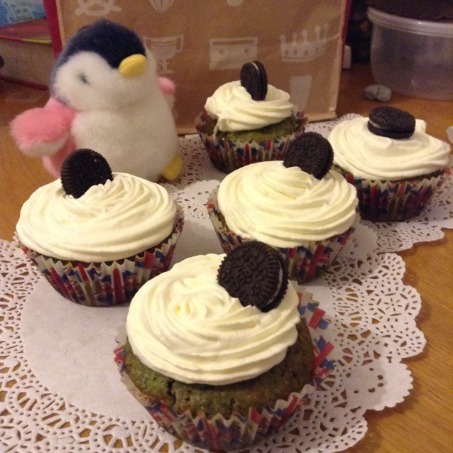 【抹茶鲜奶杯子蛋糕】我爱的Cupcake（1）