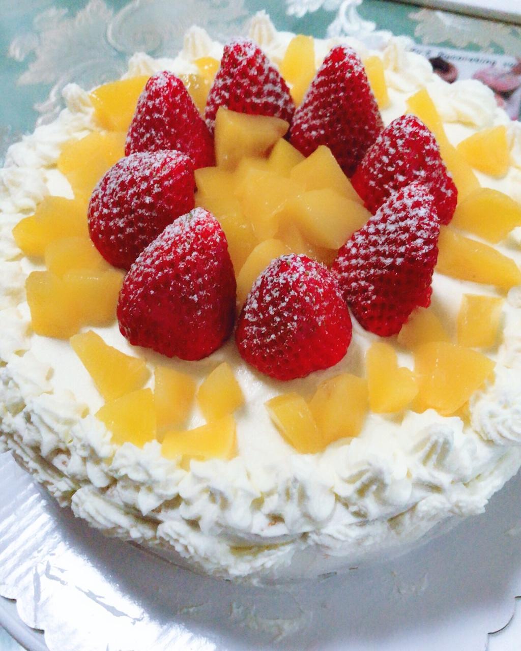 草莓奶油蛋糕/基础戚风胚，徒手脱模剖片及抹面挤花/「戚风及其衍生」烘焙视频蛋糕篇1