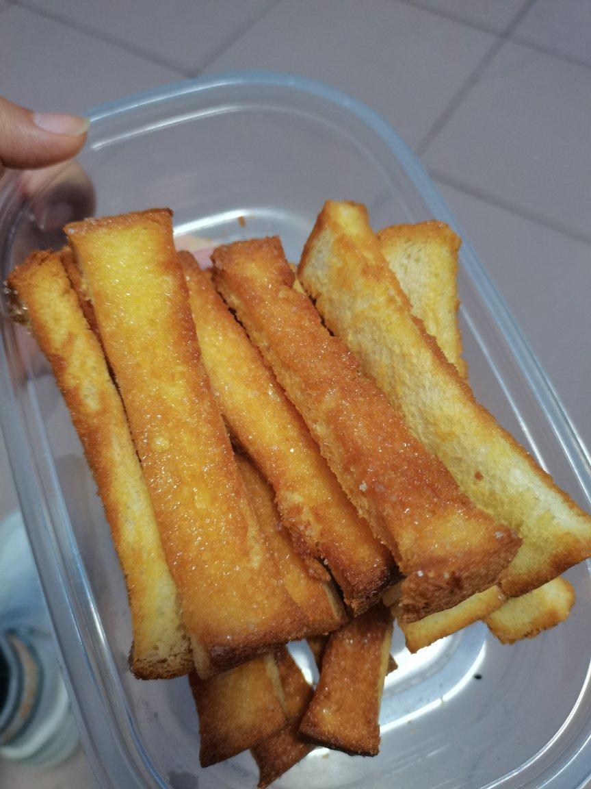 黄油蜂蜜吐司条🍞酥脆香甜✨吐司的神仙吃法‼️