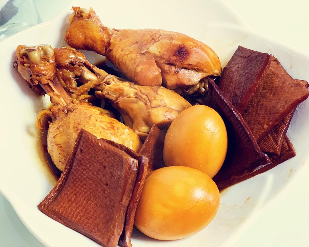 茶干香蛋卤鸡腿🍗的做法