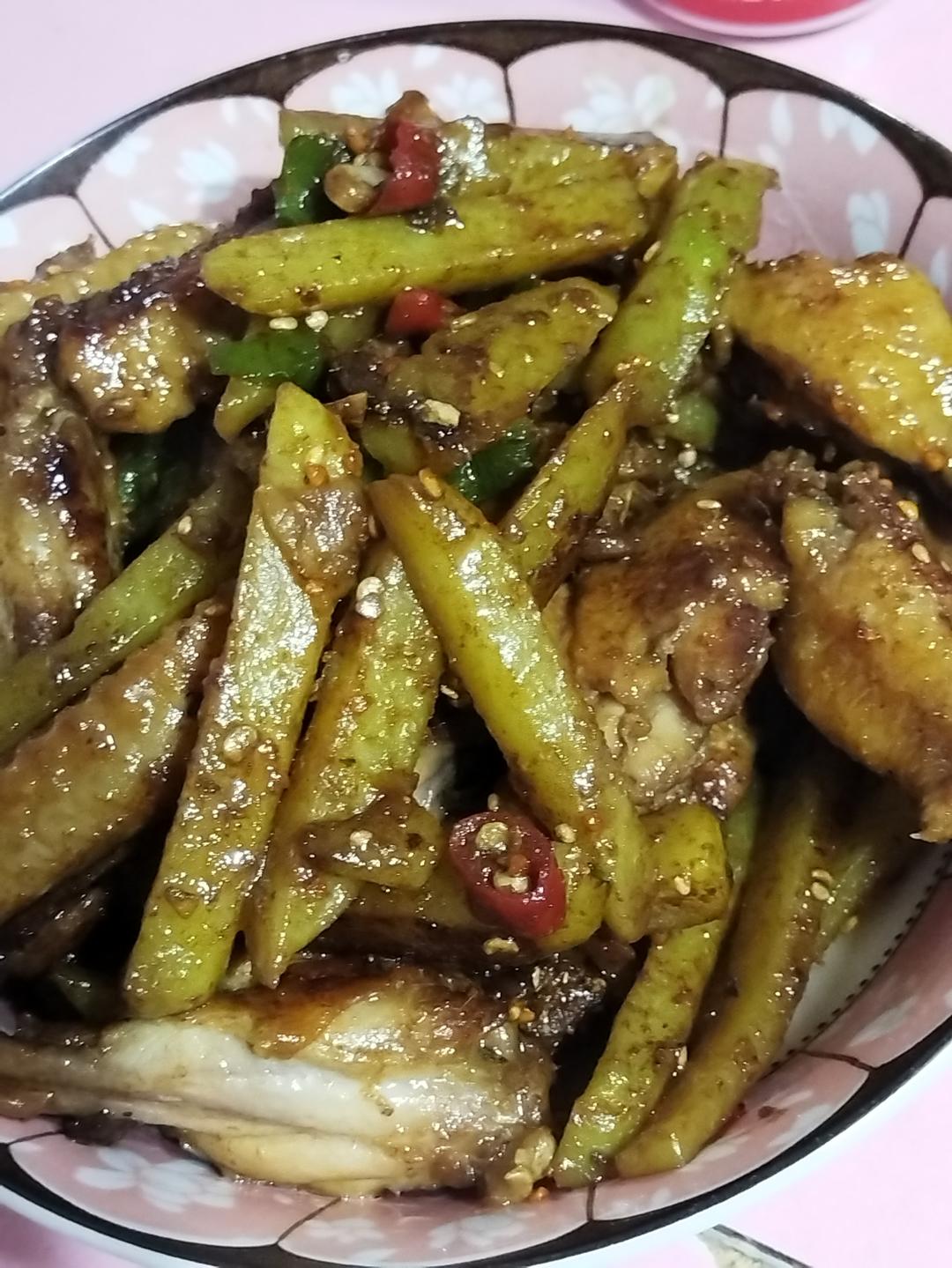 孜然香辣土豆鸡翅【超级简单】