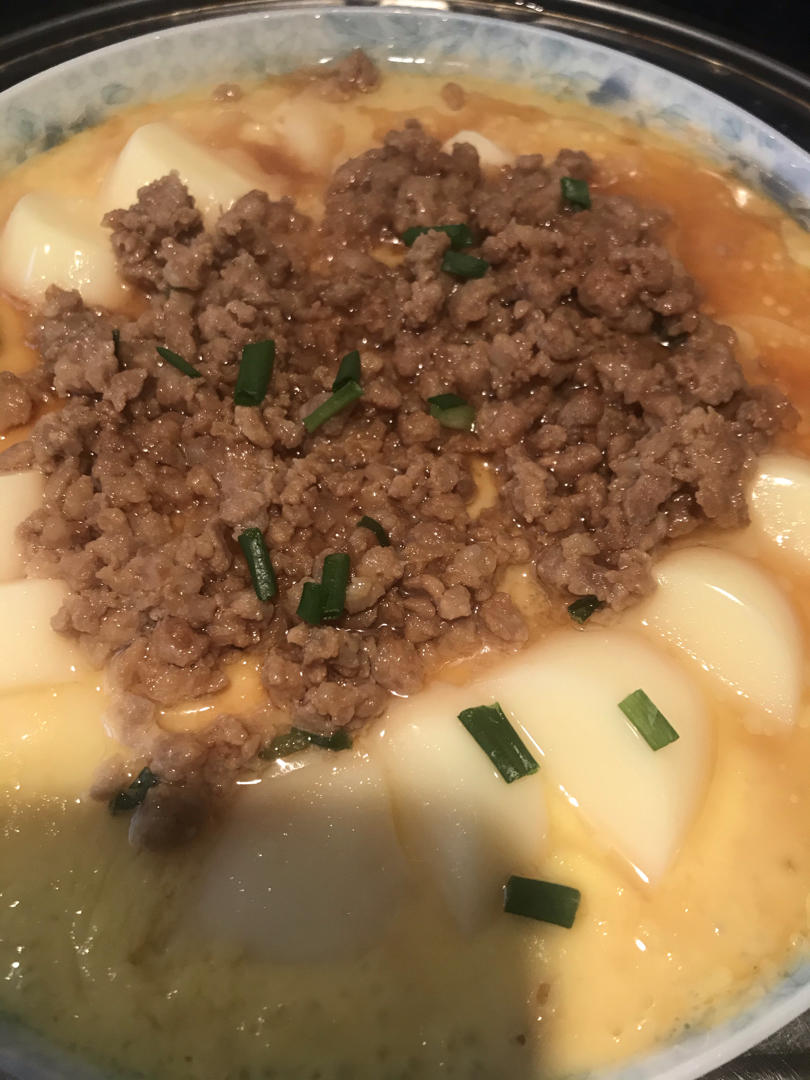 肉沫蒸蛋日本豆腐