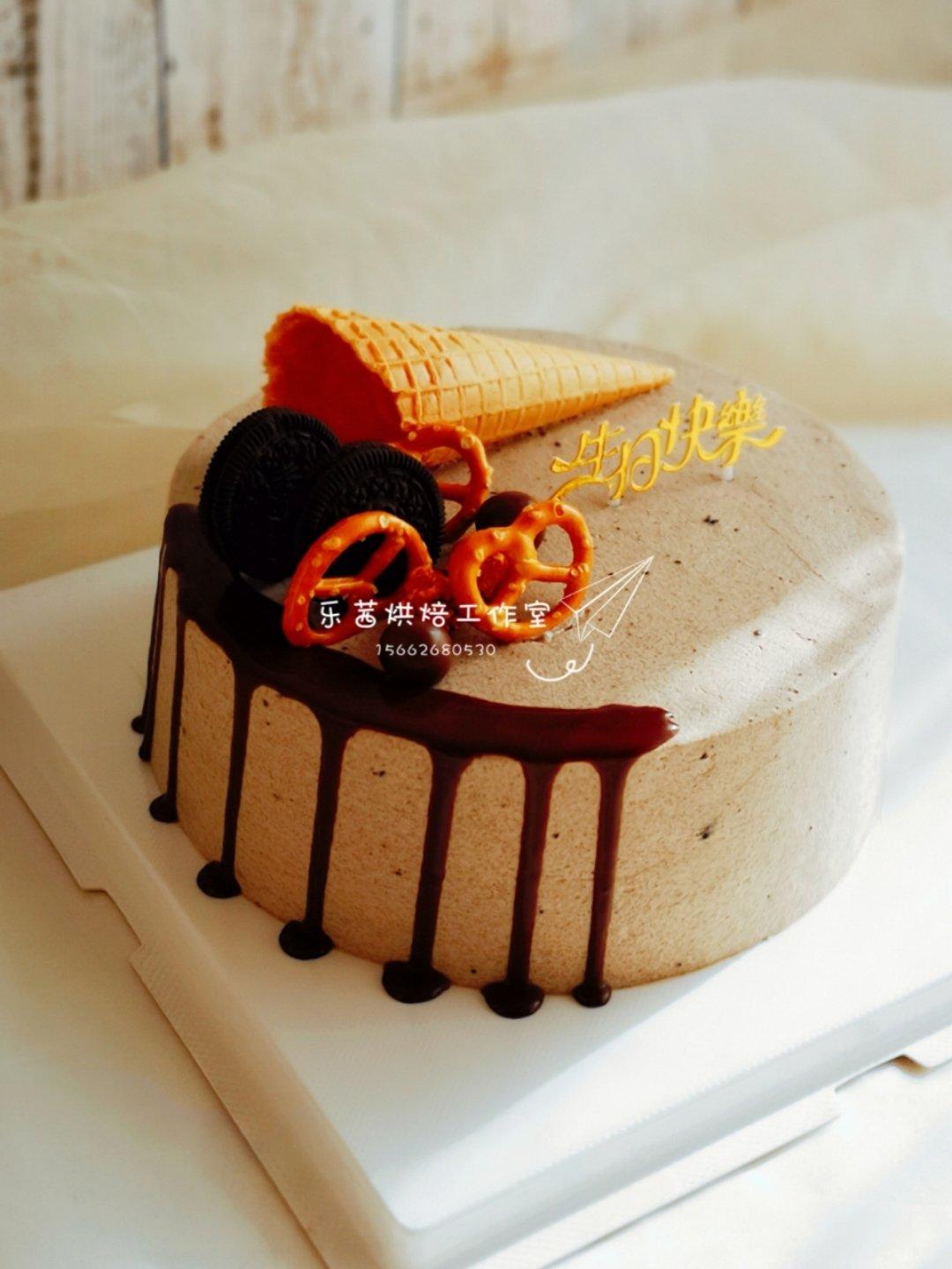 爆红的可乐冰淇淋蛋糕