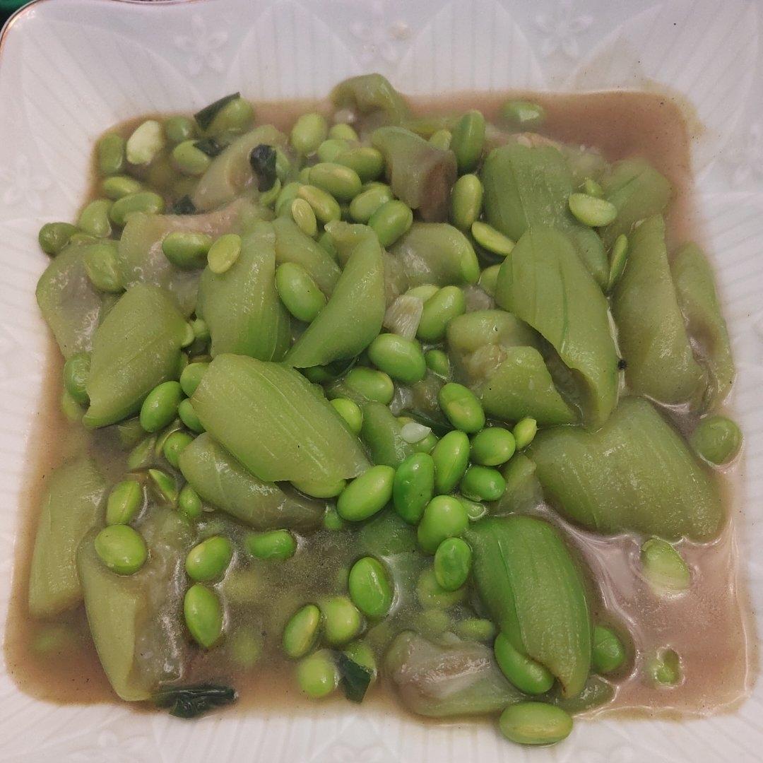 丝瓜毛豆