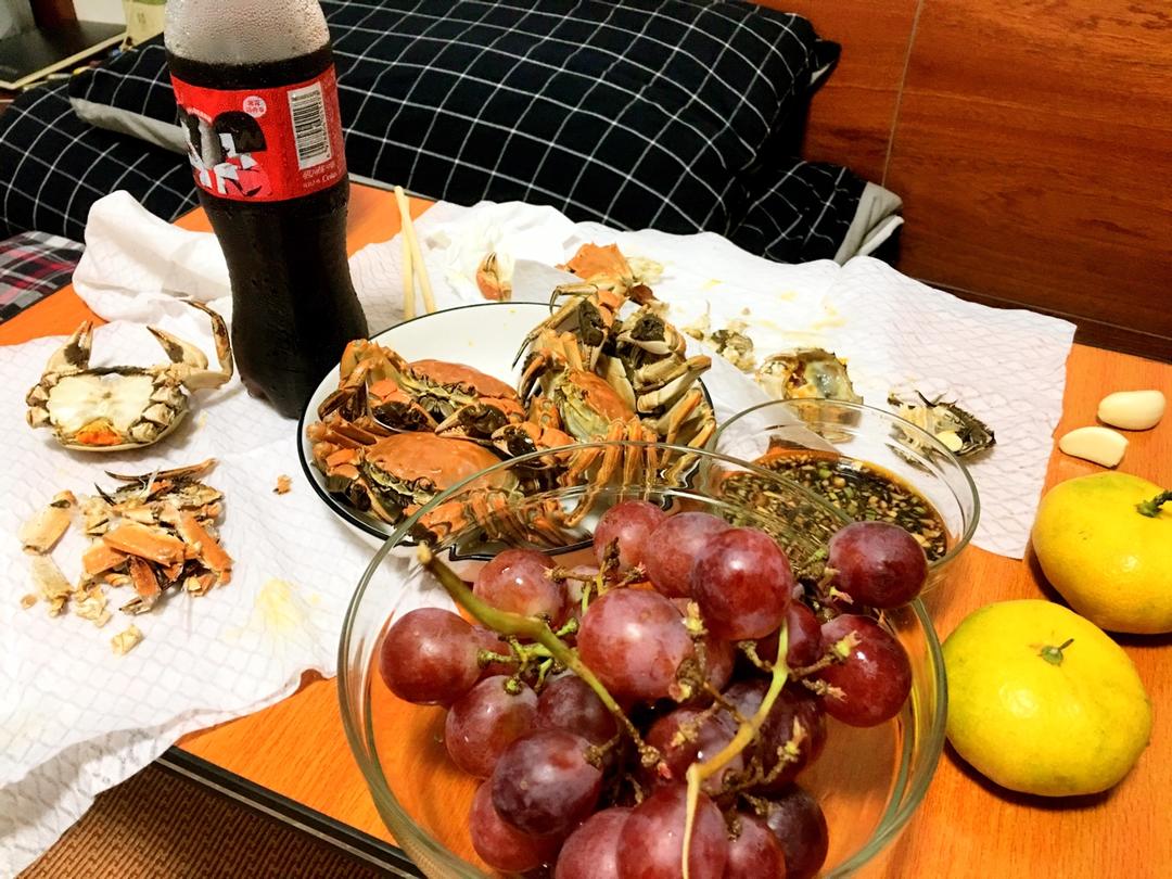 清蒸大闸蟹（挑、洗、蒸、吃）