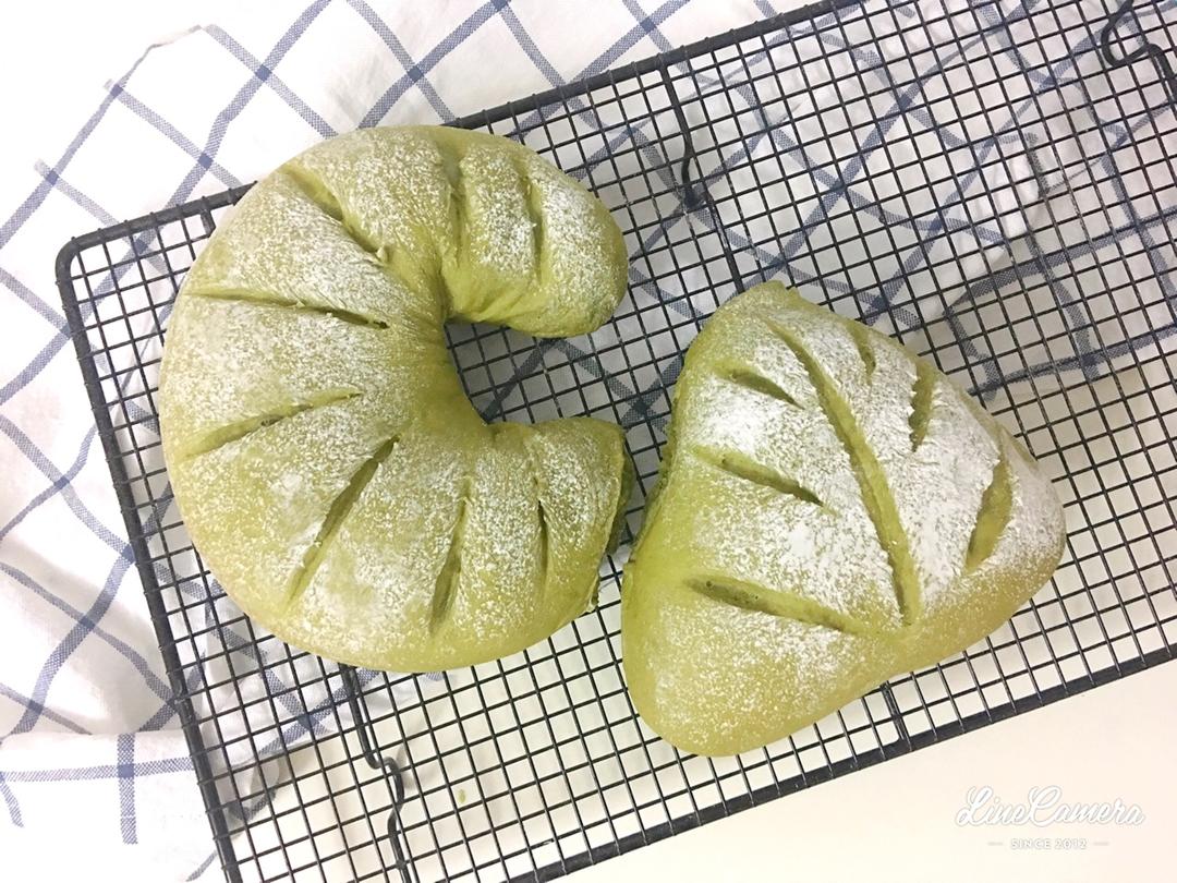 比原麦山丘还好吃的【抹茶麻薯古早味面包】肉松红豆沙