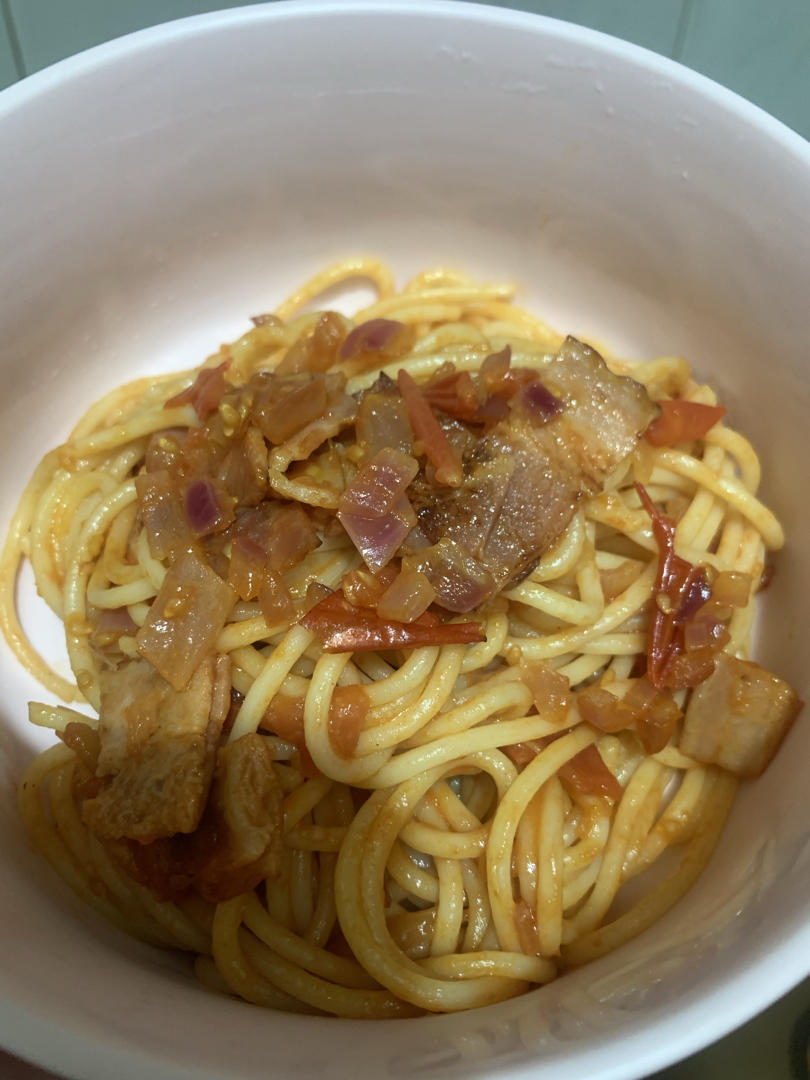 🍅番茄培根意大利面