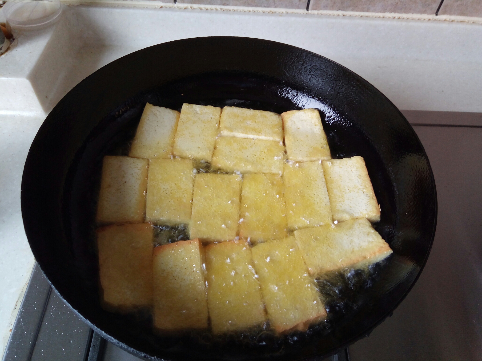 家常素烧豆腐的做法 步骤1