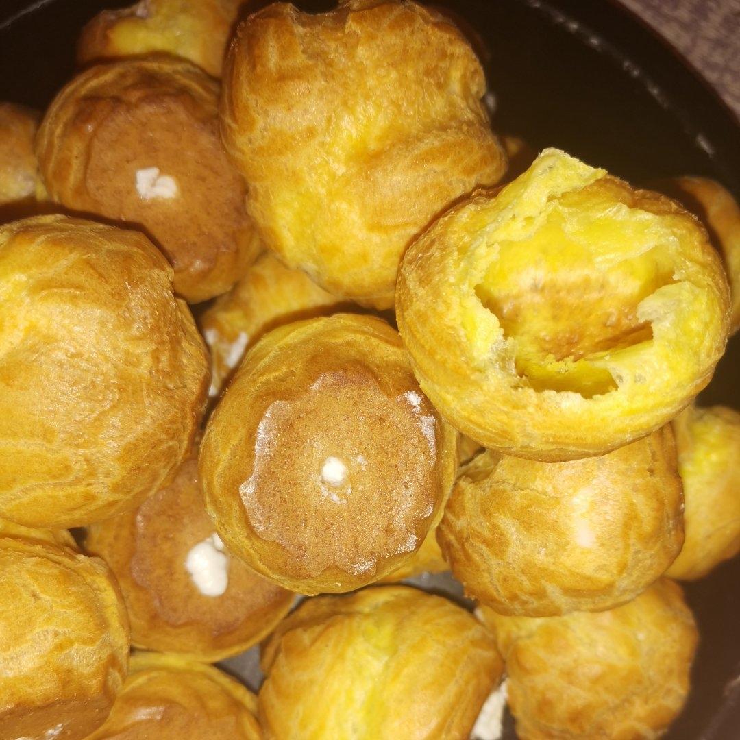 简单易成功的奶油小泡芙做法