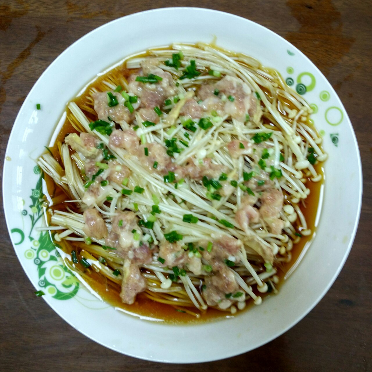 油泼金针菇