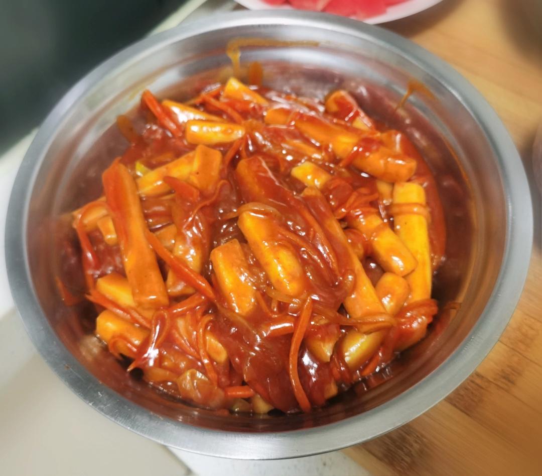 韩式辣炒年糕