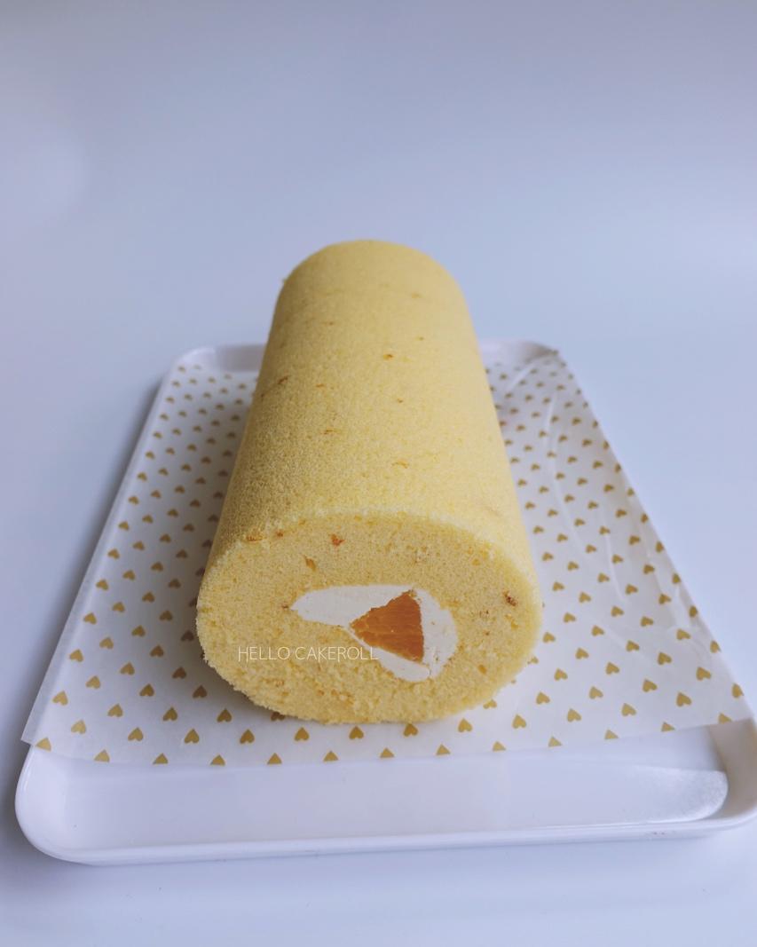 百香果戚风蛋糕卷