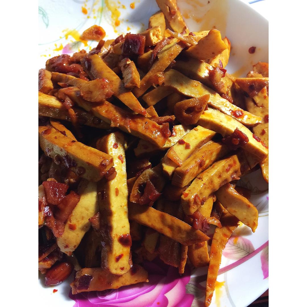 下饭神器---老干妈炒香干