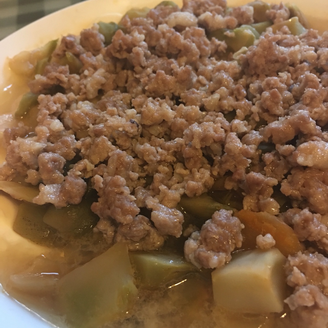 肉末蒸豆腐