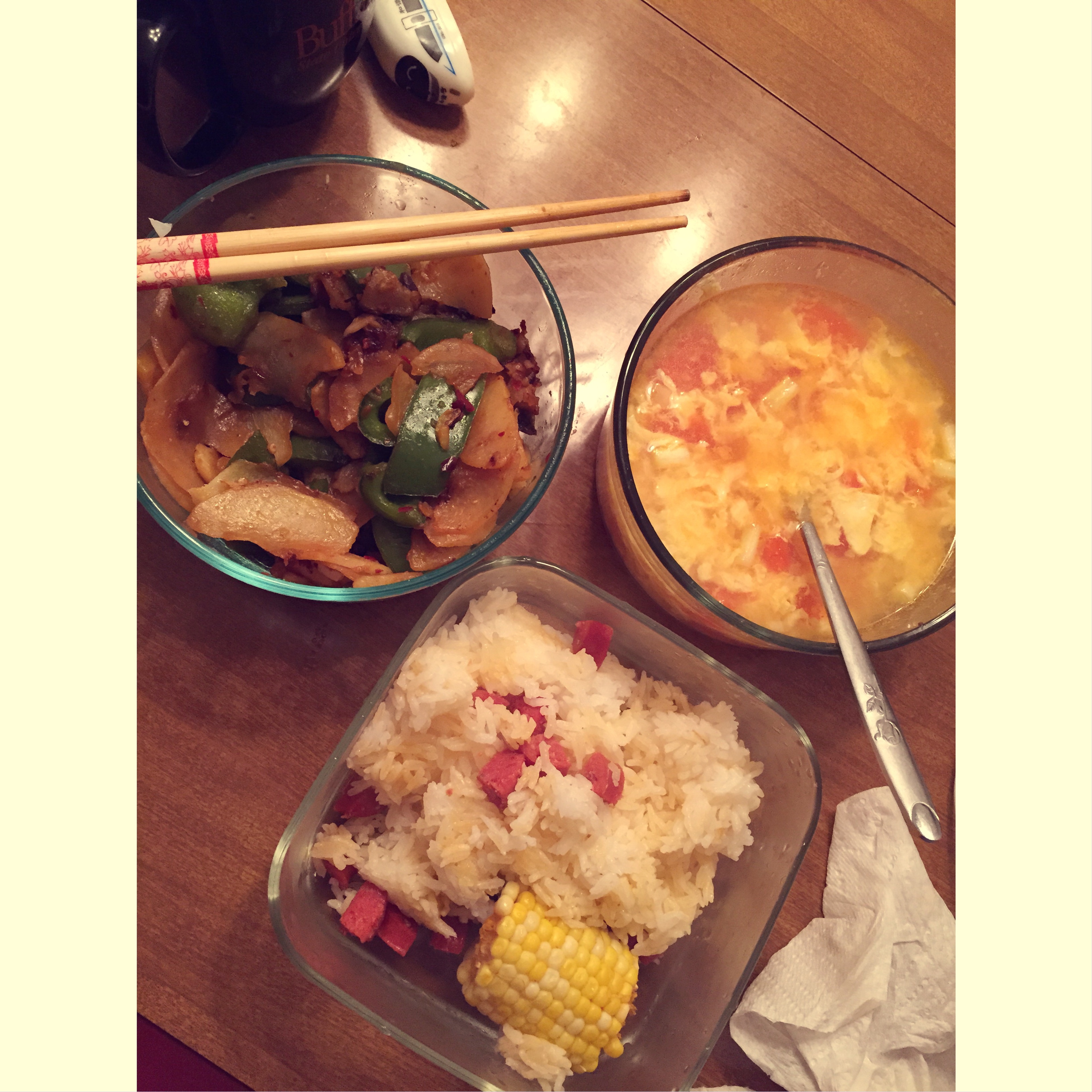 青椒炒土豆片