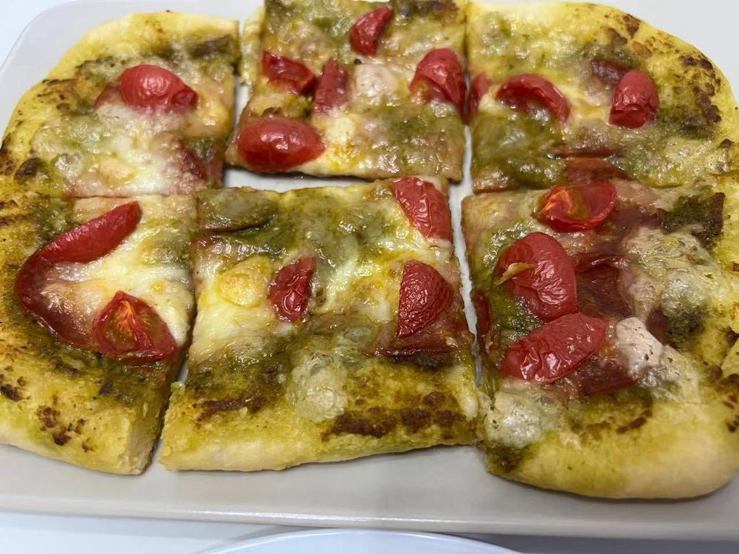 【0200】那不勒斯青酱披萨（薄饼） <302小厨房>