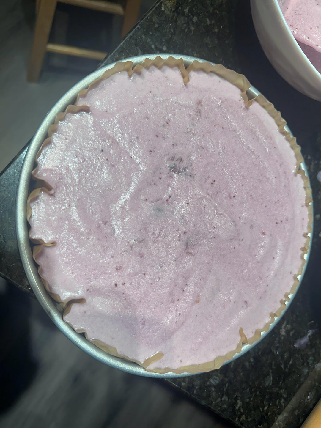 蓝莓慕斯蛋糕（奶油版，附蓝莓酱做法）