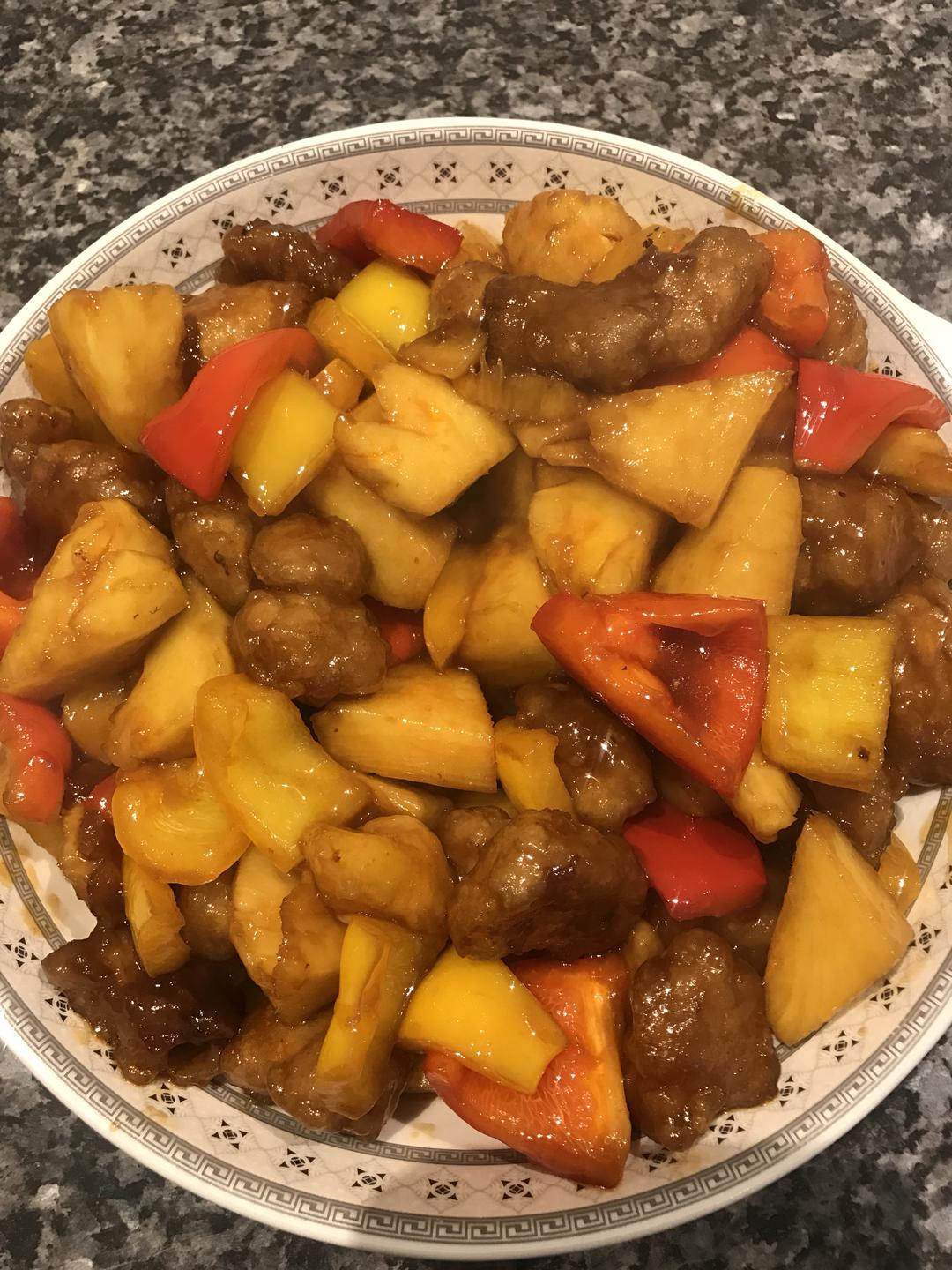 菠萝咕咾肉的做法