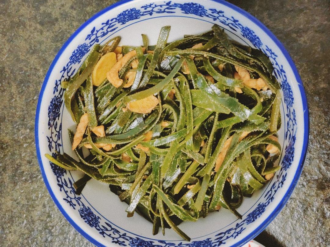 海带炒肉丝