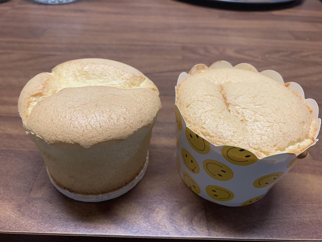 纸杯蛋糕 8寸戚风蛋糕的量