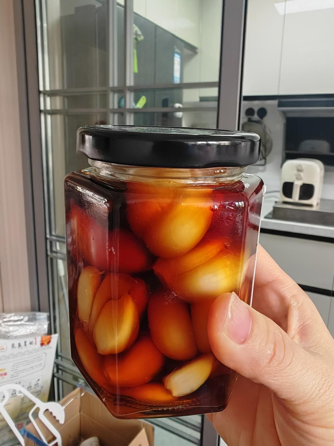 腌甜蒜糖蒜
