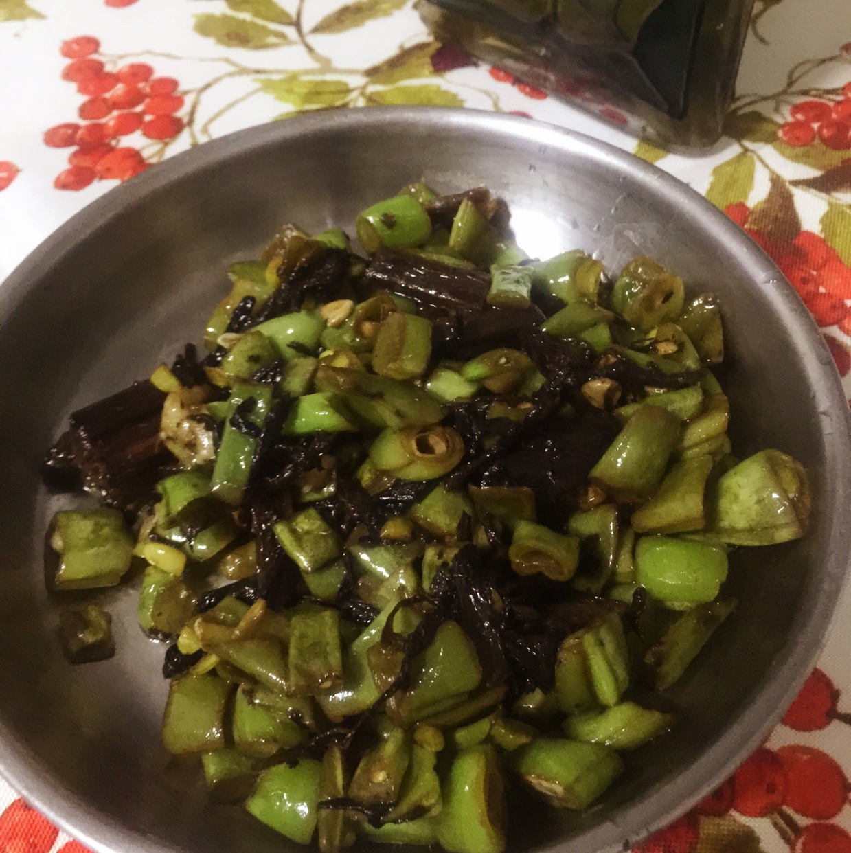 梅干菜炒四季豆