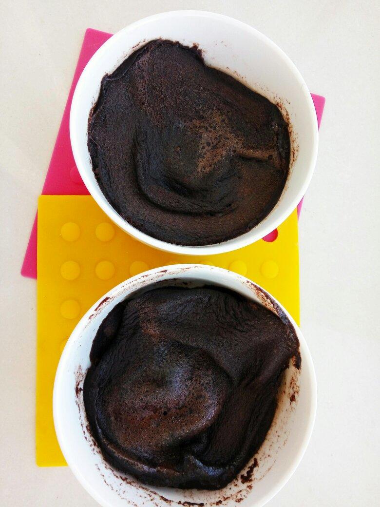 蓬松版五分钟微波炉蛋糕