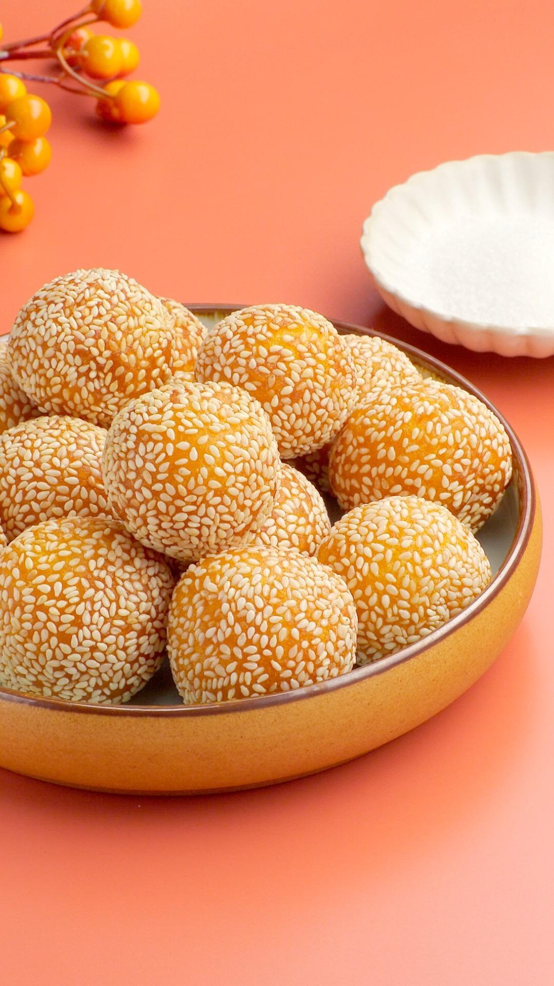 南瓜糯米圆子的做法