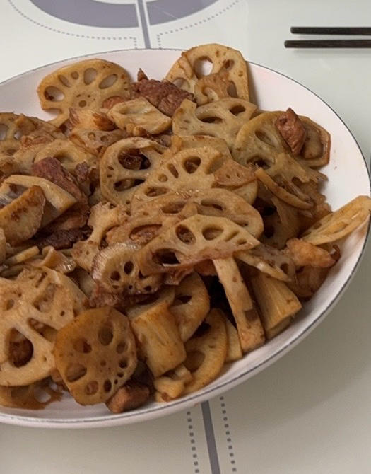 藕片炒肉
