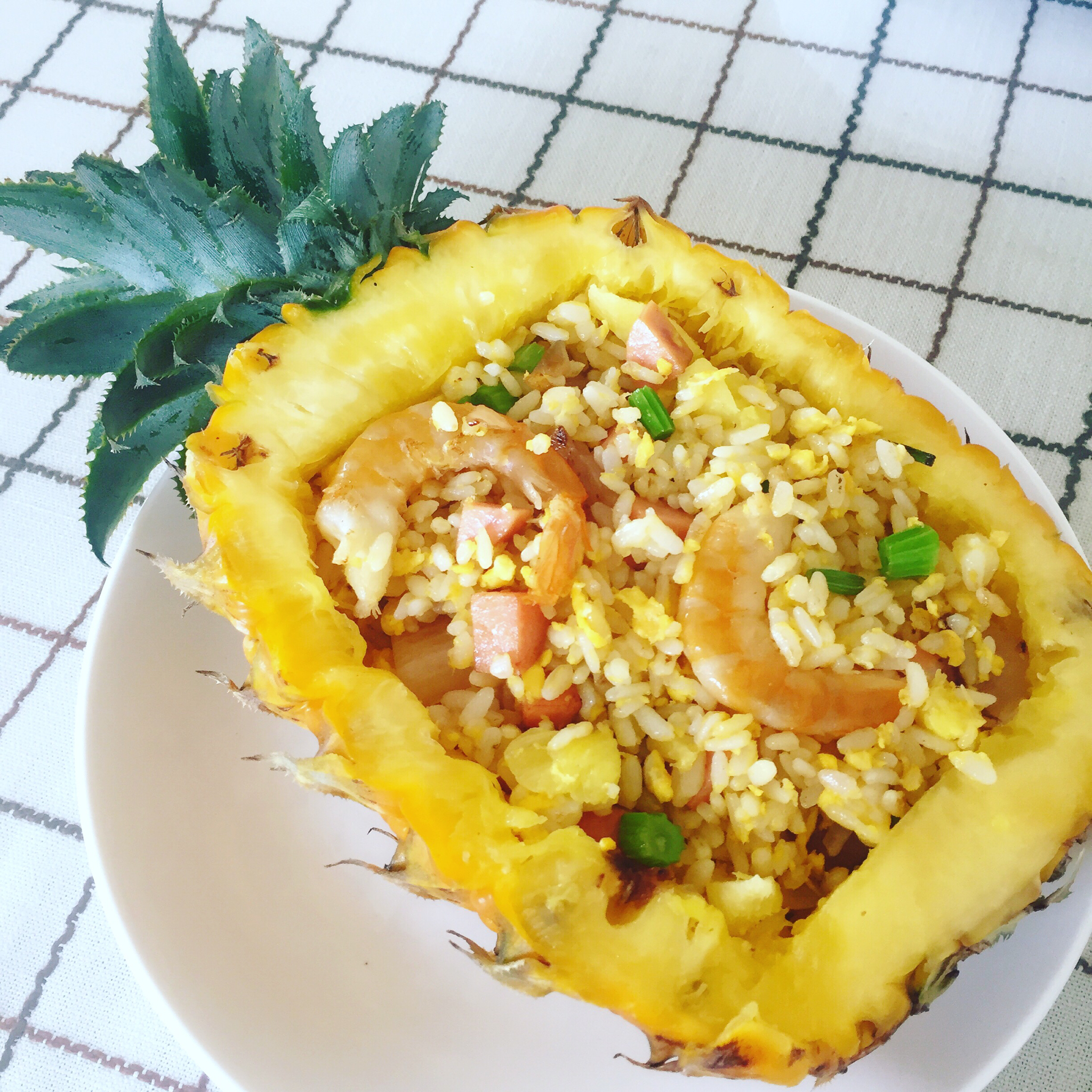 66喜欢肉做的虾仁菠萝炒饭