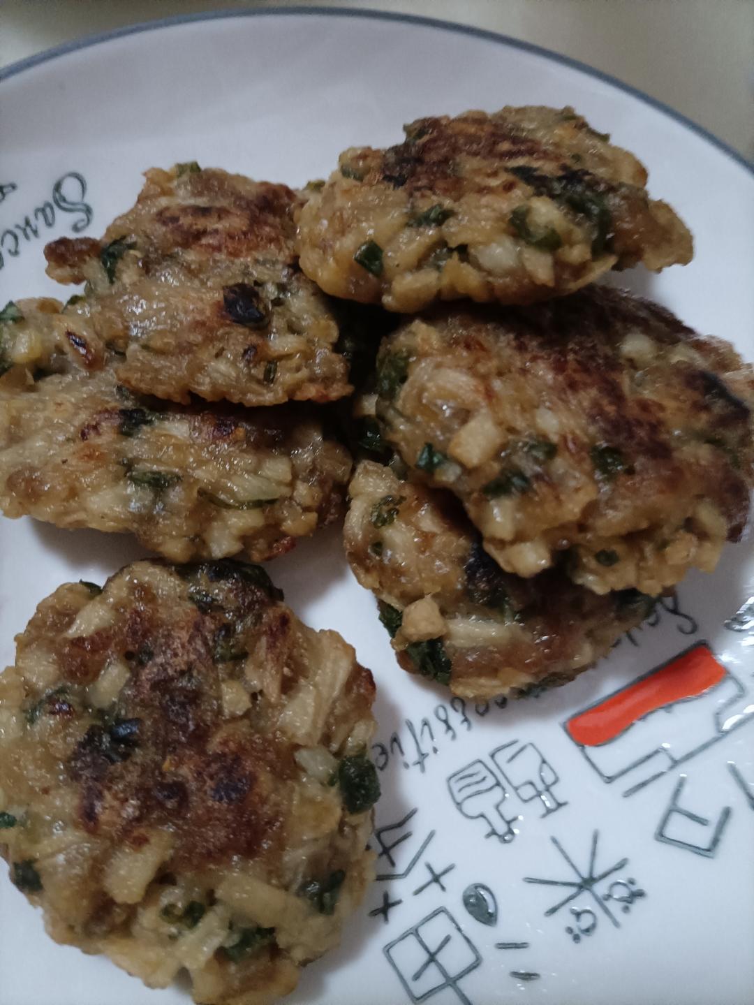 比藕盒简单还要好吃的香煎藕饼😋