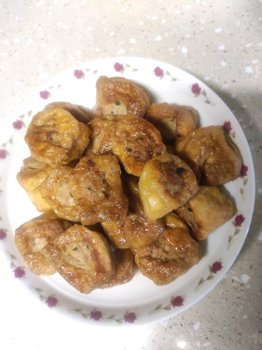 【上海本帮菜】油面筋塞肉（汤汁超下饭）