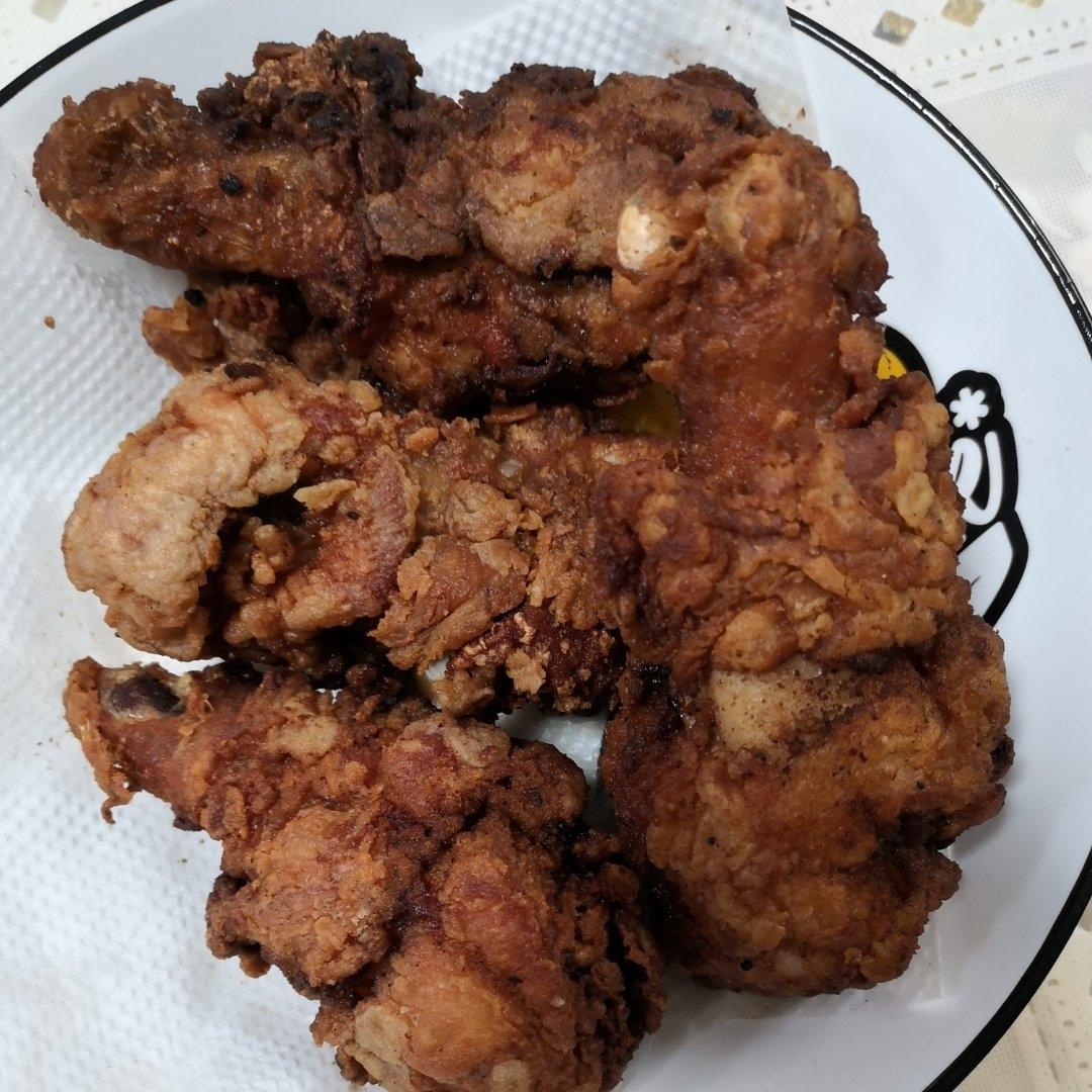 不用炸鸡粉也可以炸出酥脆炸鸡腿