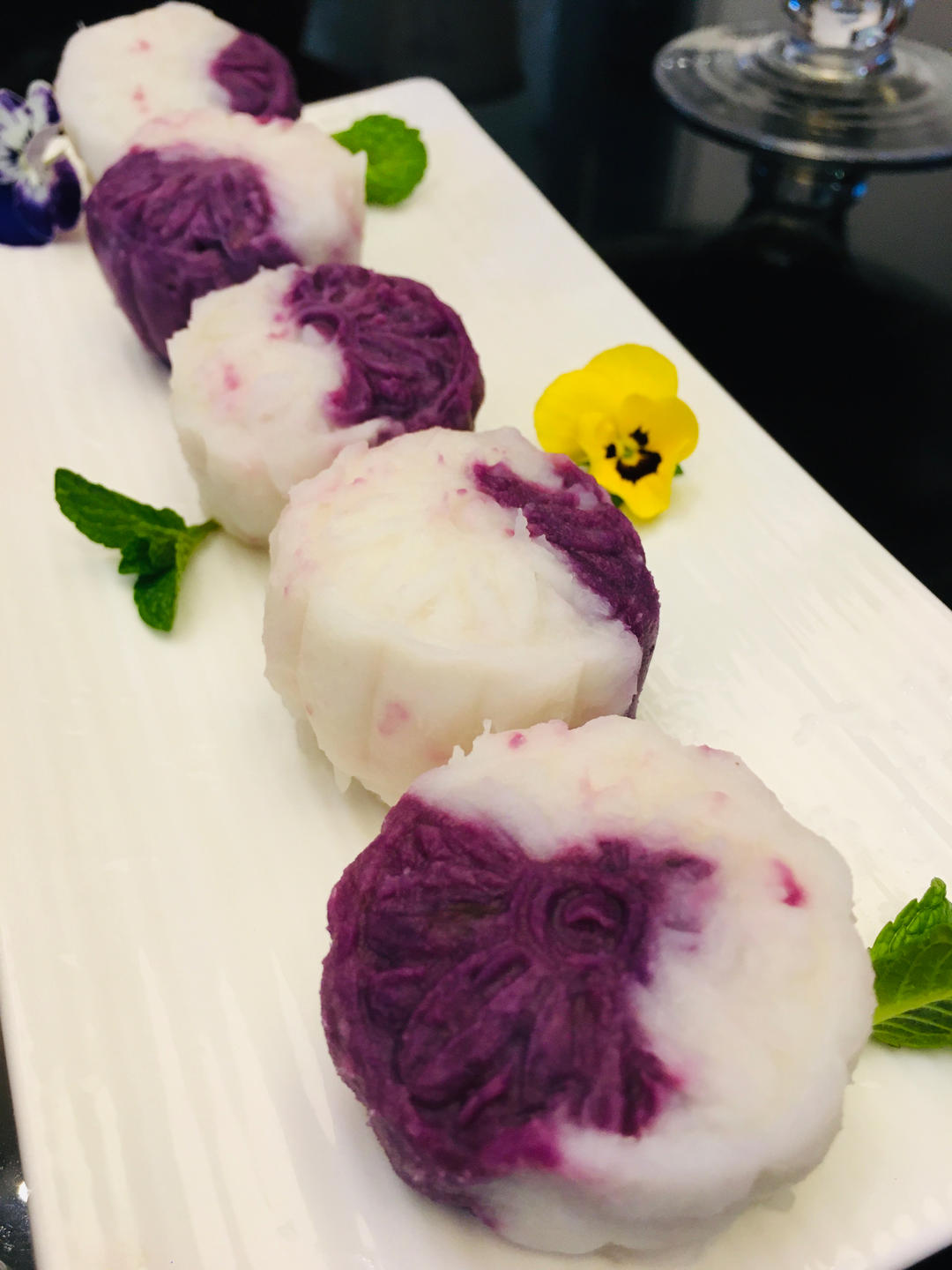 双色山药糕【宝宝辅食】