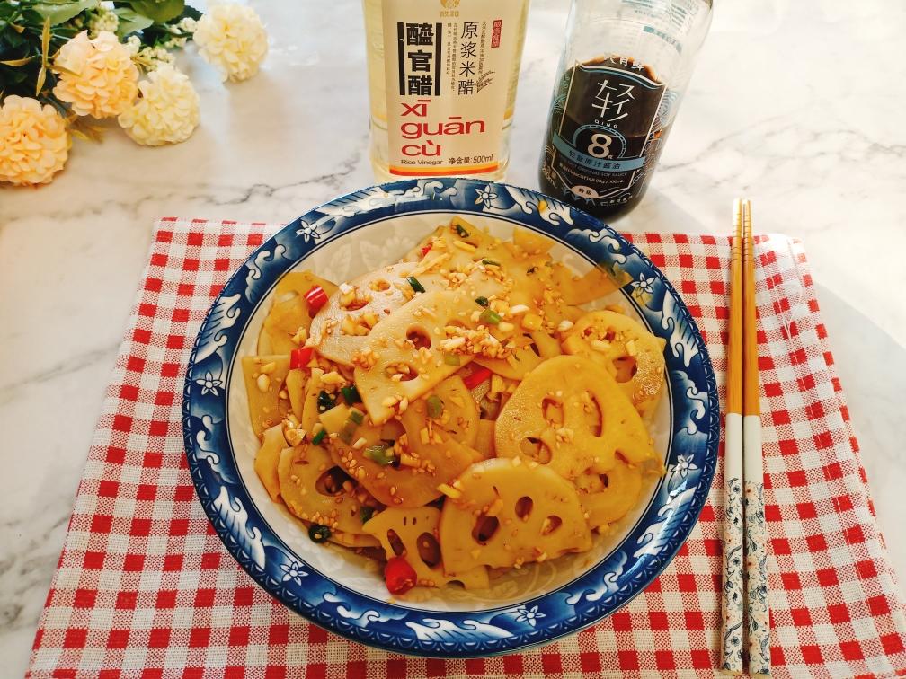 凉拌藕片的做法