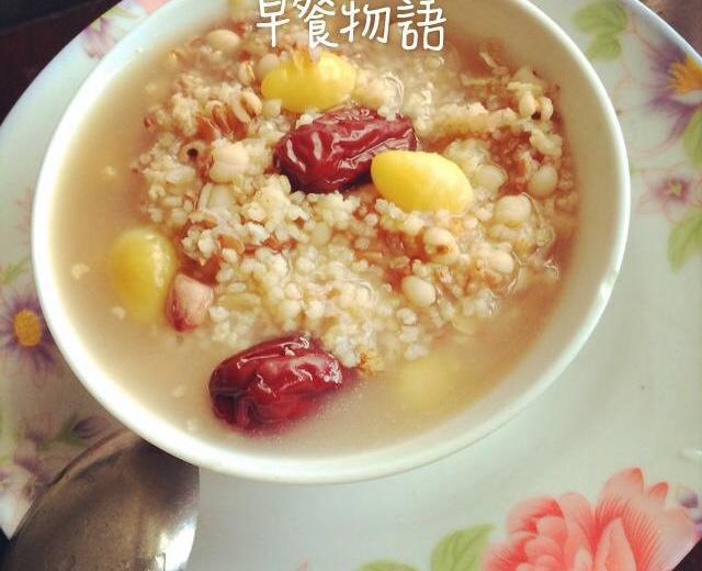 小米红米薏仁白果粥