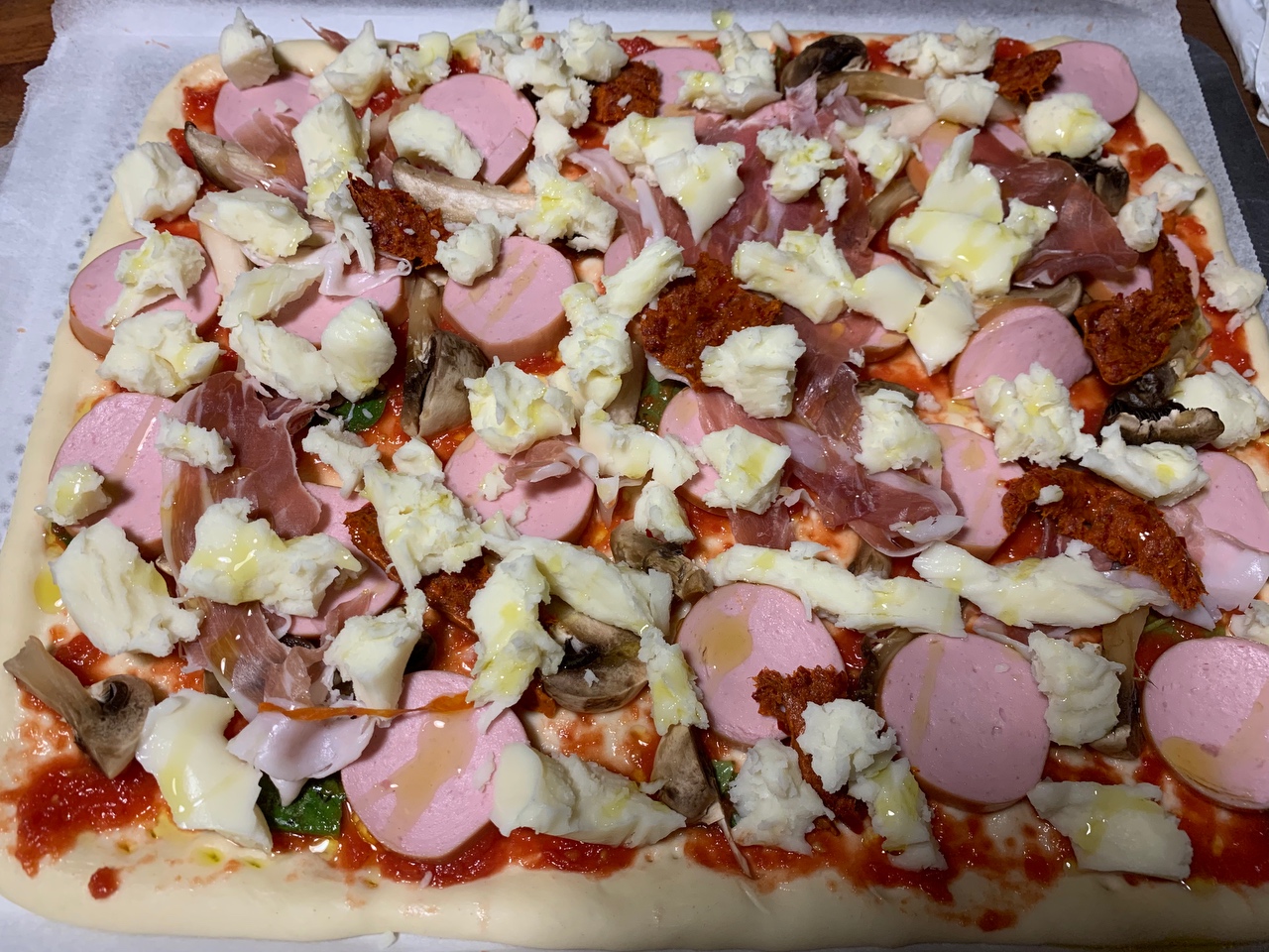 烤箱版的披萨🍕的做法 步骤13