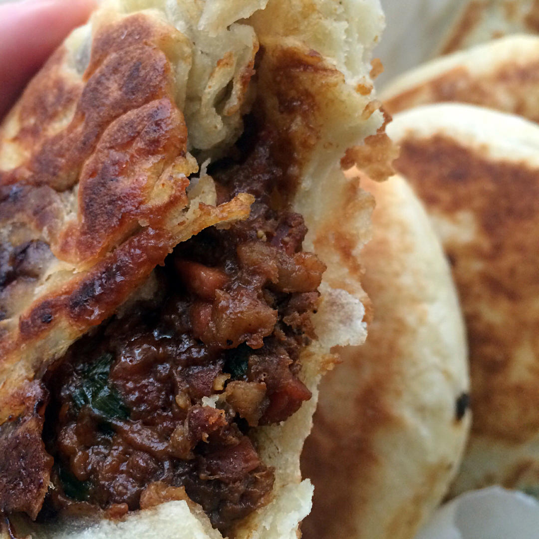 油酥肉火烧 Pork Pie