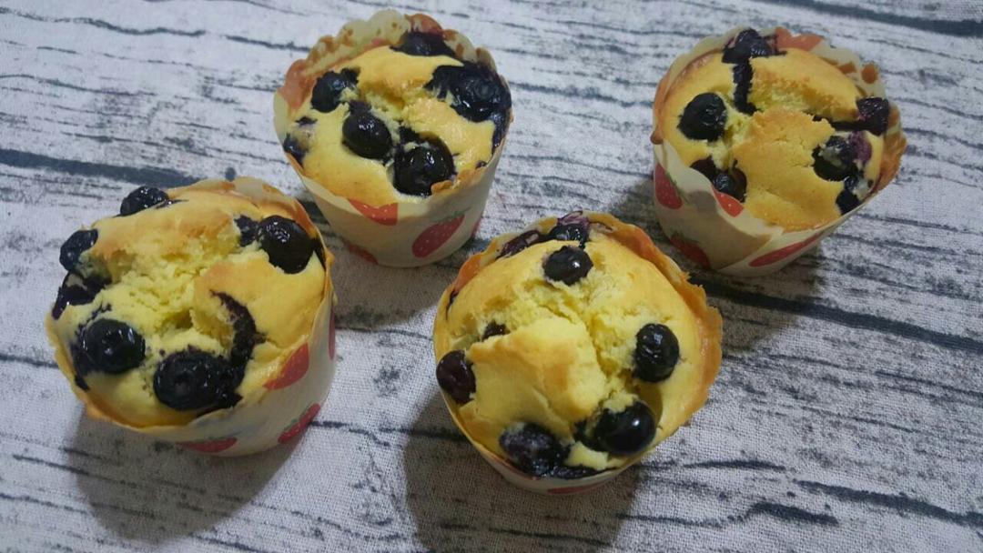 超好吃的蓝莓麦芬