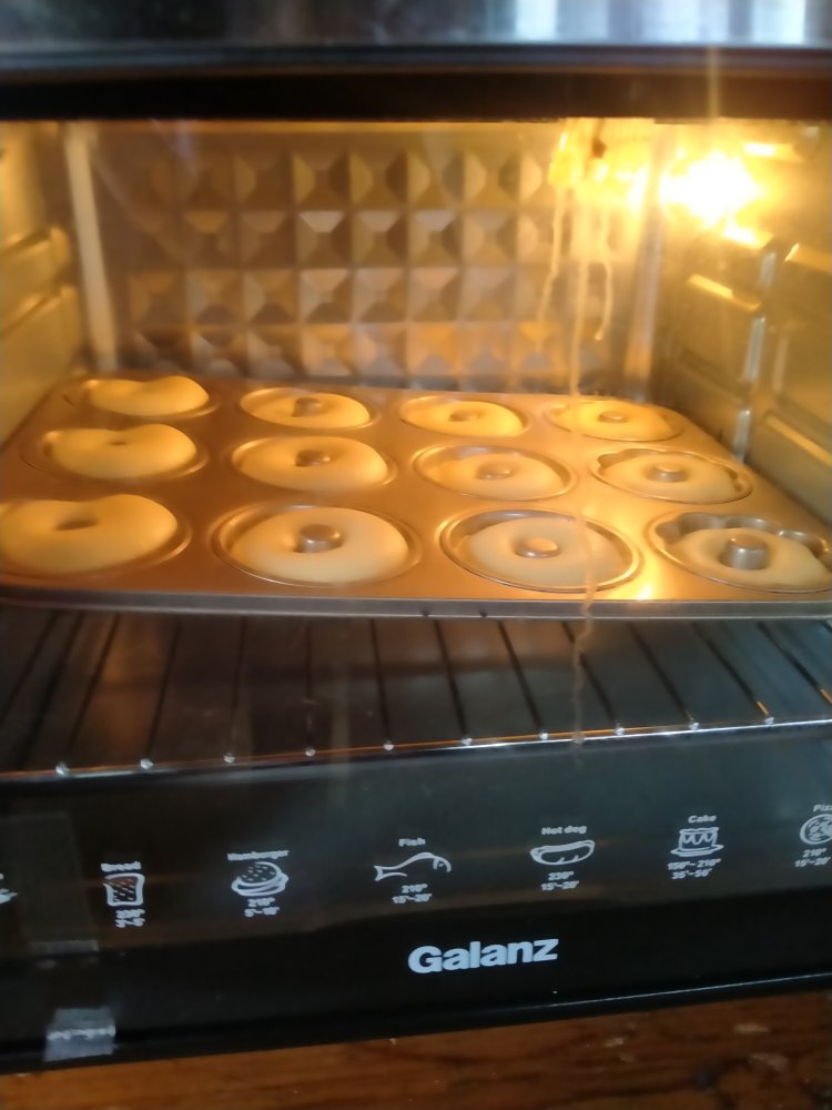 烤箱版甜甜圈12连模一盘
