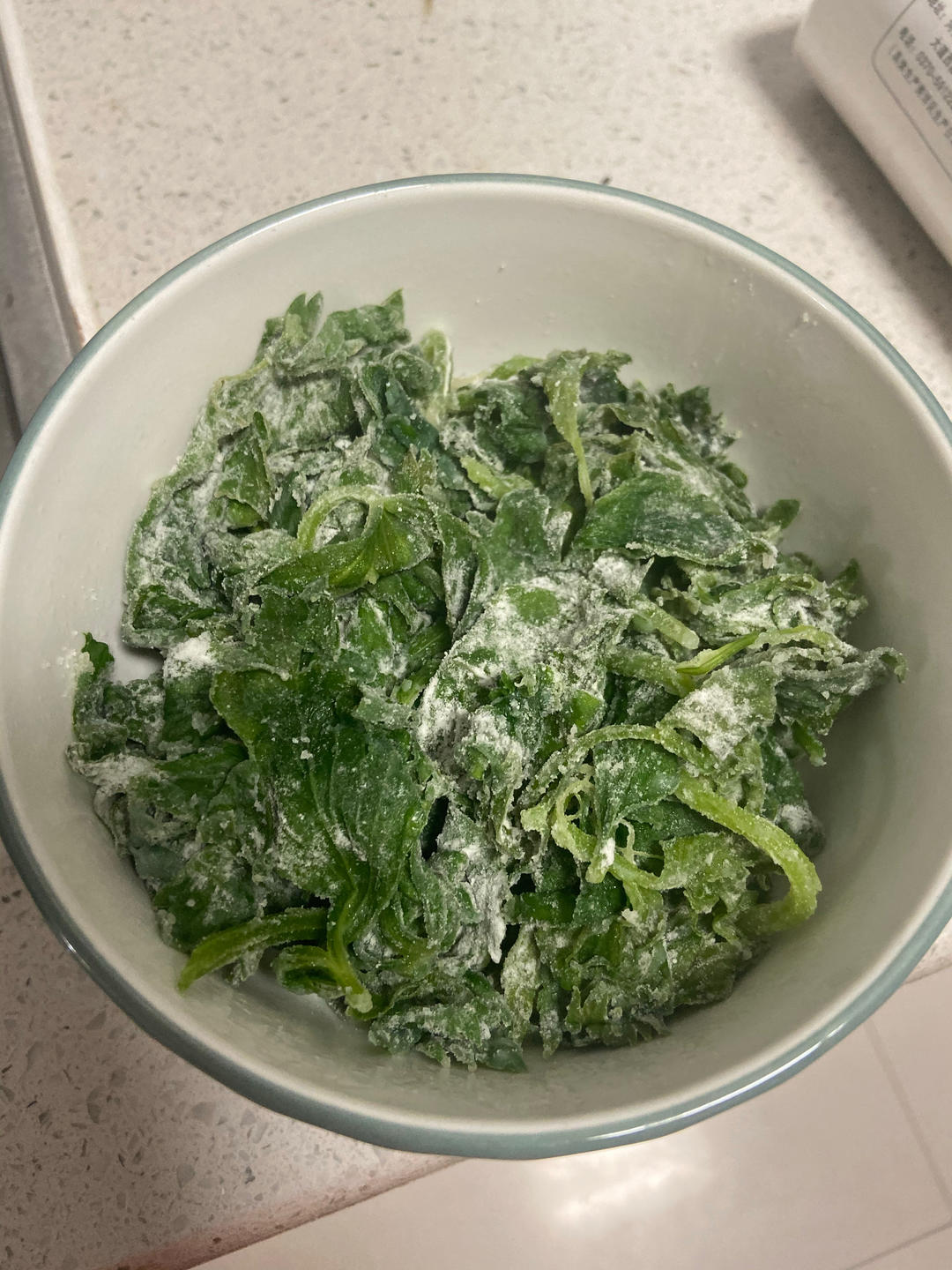 蒸芹菜叶（蒸野菜）