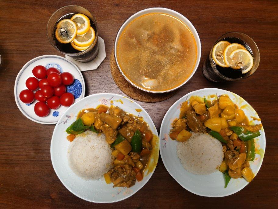 咖喱鸡肉饭