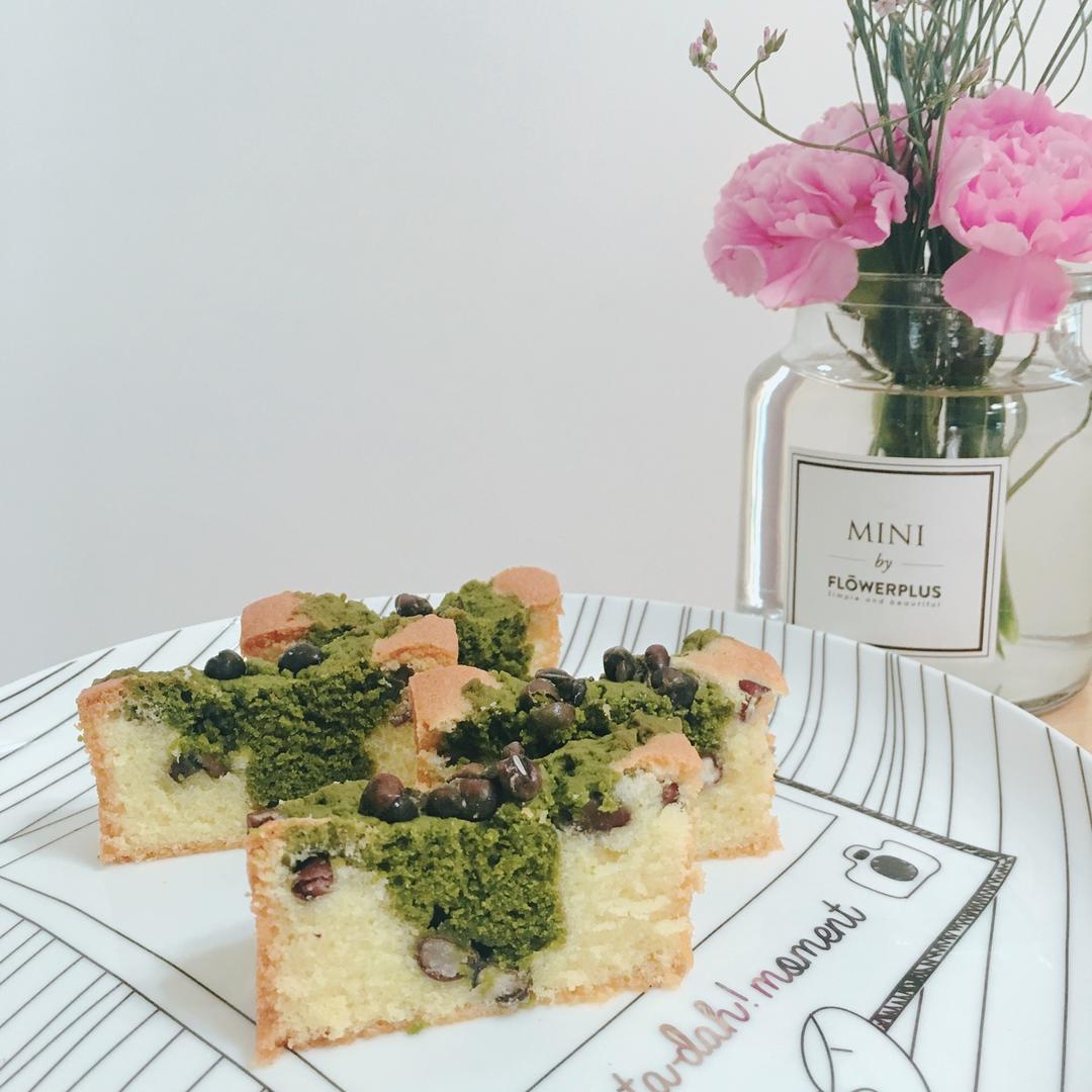 抹茶大理石磅蛋糕